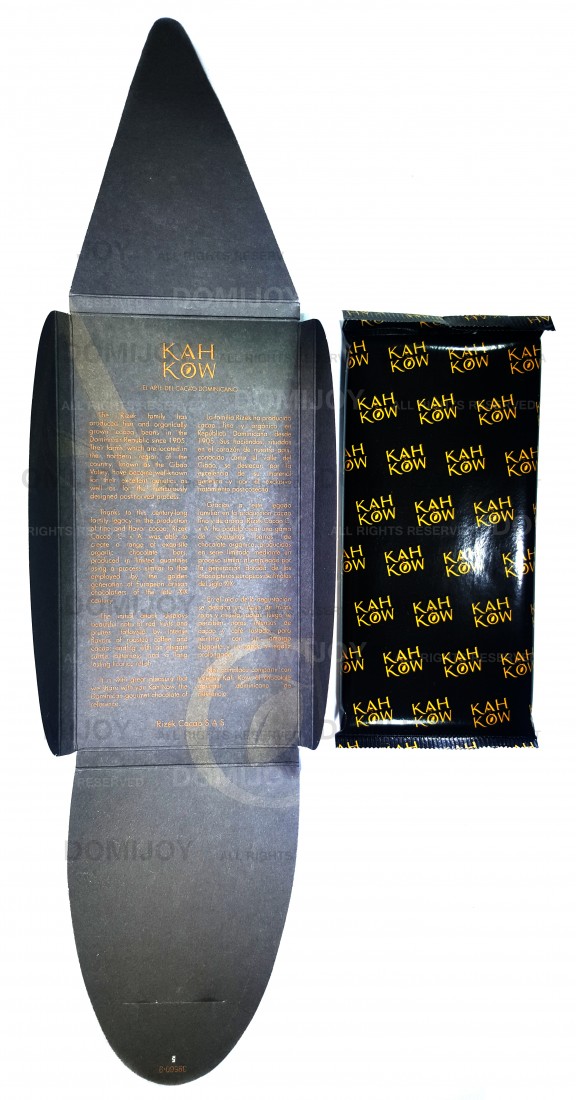 Gourmet Kah Kow Dominican chocolate with deep cocoa notes. Made with premium USDA organic cacao.